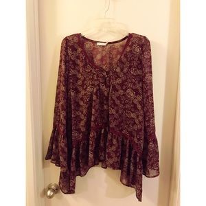 Bell Sleeve Blouse